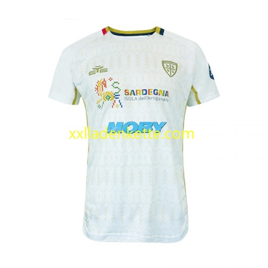 Fußballtrikot Cagliari Herren Auswärts 2024-2025 Kurzarm