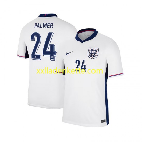 Fußballtrikot England Cole Palmer 24 Herren Heim 2024 Kurzarm