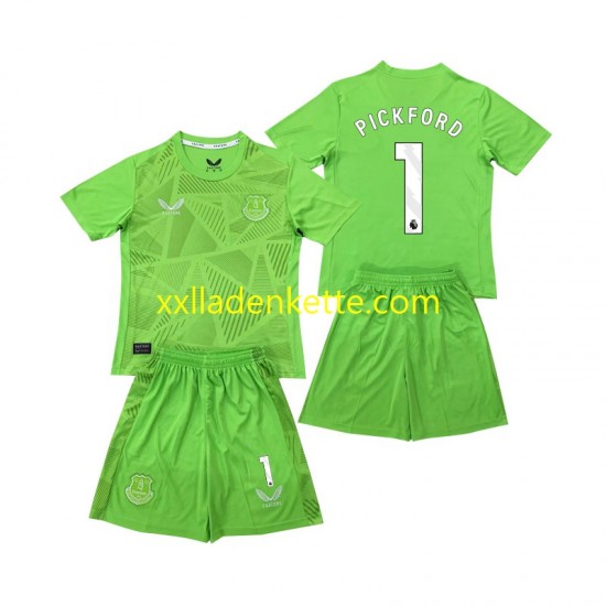 Fußballtrikot Everton Pickford 1 Torwart Kinder Heim 2024-2025 Kurzarm