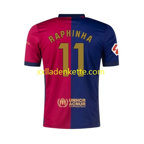 Fußballtrikot FC Barcelona RAPHINHA 11 Herren Heim 2024-2025 Kurzarm