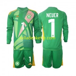 Fußballtrikot Deutschland Manuel Neuer 1 Torwart Kinder Ausweich 2024-2025 Langarm