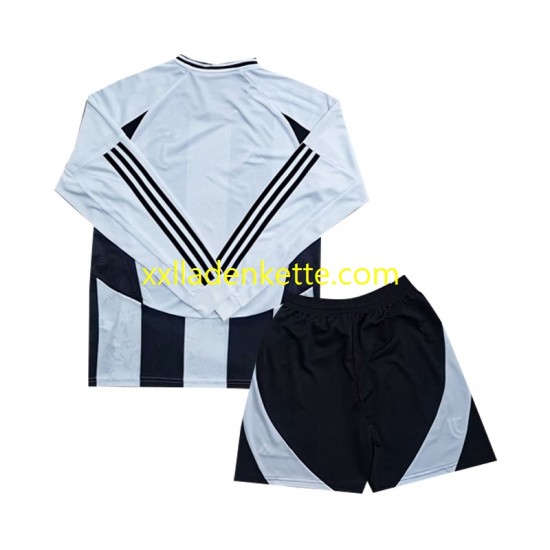 Fußballtrikot Juventus Turin Kinder Heim 2024-2025 Langarm