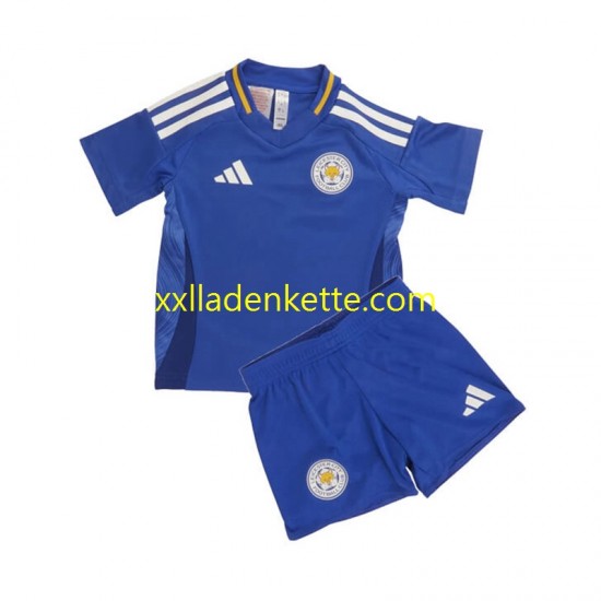 Fußballtrikot Leicester City Kinder Heim 2024-2025 Kurzarm