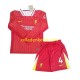 Fußballtrikot Liverpool Virgil 4 Kinder Heim 2024-2025 Langarm