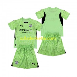 Fußballtrikot Manchester City 2 Torwart Kinder Viertes 2024-2025 Kurzarm