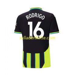 Fußballtrikot Manchester City RODRIGO 16 Herren Auswärts 2024-2025 Kurzarm