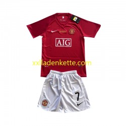 Fußballtrikot Manchester United Cristiano Ronaldo 7 Champion League 2007 Retro Kinder Heim Kurzarm