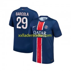 Fußballtrikot Paris Saint-Germain Bradley Barcola 29 Herren Heim 2024-2025 Kurzarm