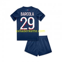 Fußballtrikot Paris Saint-Germain Bradley Barcola 29 Kinder Heim 2024-2025 Kurzarm