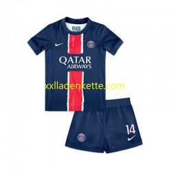 Fußballtrikot Paris Saint-Germain Desire Doue 14 Kinder Heim 2024-2025 Kurzarm
