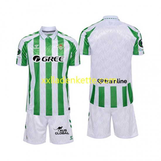 Fußballtrikot Betis Sevilla Kinder Heim 2024-2025 Kurzarm