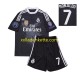 Fußballtrikot Real Madrid Cristiano Ronaldo 7 2014 Retro Kinder Ausweich Kurzarm