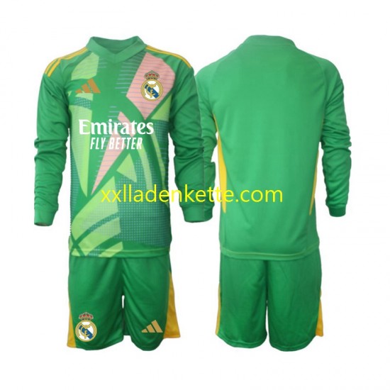Fußballtrikot Real Madrid Torwart Kinder Ausweich 2024-2025 Langarm