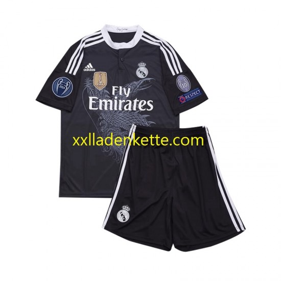 Fußballtrikot Real Madrid 2014 Retro Kinder Ausweich Kurzarm