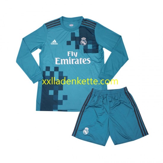 Fußballtrikot Real Madrid 2017 Retro Kinder Ausweich Langarm