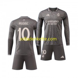 Fußballtrikot Real Madrid Modrić Luka 10 Kinder Ausweich 2024-2025 Langarm