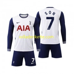 Fußballtrikot Tottenham Spurs Son 7 Kinder Heim 2024-2025 Langarm