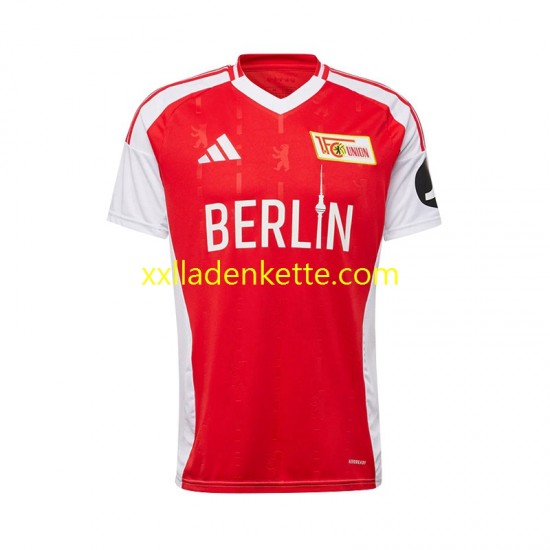 Fußballtrikot Union Berlin Herren Heim 2024-2025 Kurzarm