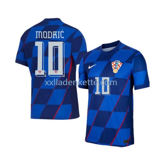 Fußballtrikot Kroatien Modrić 10 Herren Auswärts Euro 2024 Kurzarm