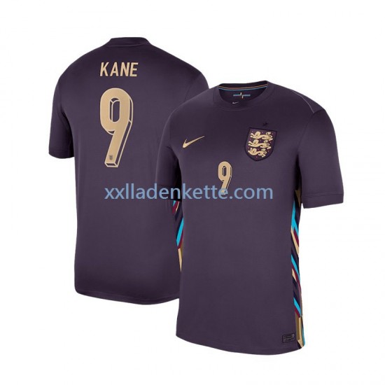 Fußballtrikot England Harry Kane 9 Herren Auswärts Euro 2024 Kurzarm