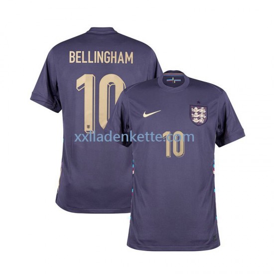 Fußballtrikot England Jude Bellingham 10 Herren Auswärts Euro 2024 Kurzarm