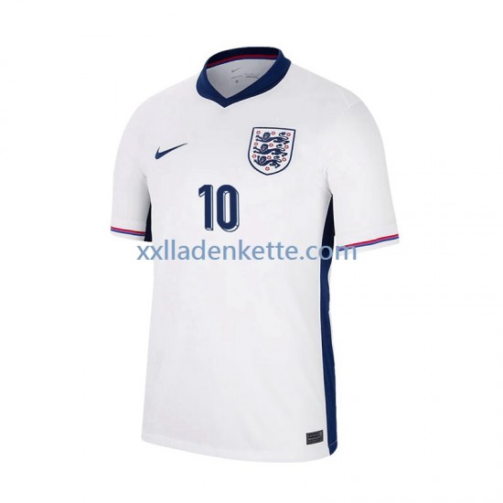 Fußballtrikot England Jude Bellingham 10 Herren Heim Euro 2024 Kurzarm