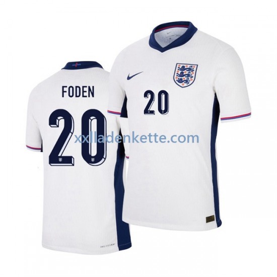 Fußballtrikot England Phil Foden 20 Herren Heim Euro 2024 Kurzarm
