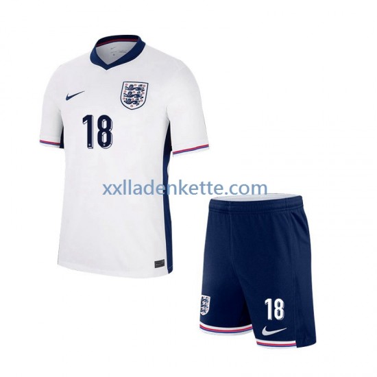 Fußballtrikot England Trent Alexander-Arnold 18 Kinder Heim Euro 2024 Kurzarm