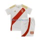 Fußballtrikot Peru Kinder Heim 2024 Kurzarm