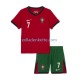 Fußballtrikot Portugal Cristiano Ronaldo 7 Kinder Heim Euro 2024 Kurzarm