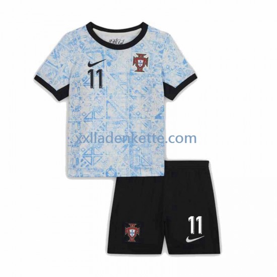 Fußballtrikot Portugal Joao Felix 11 Kinder Auswärts Euro 2024 Kurzarm
