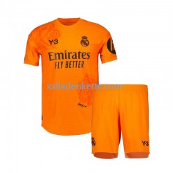 Fußballtrikot Real Madrid Y3 Torwart Kinder Ausweich 2023-2024 Kurzarm