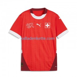 Fußballtrikot Schweiz Herren Heim Euro 2024 Kurzarm