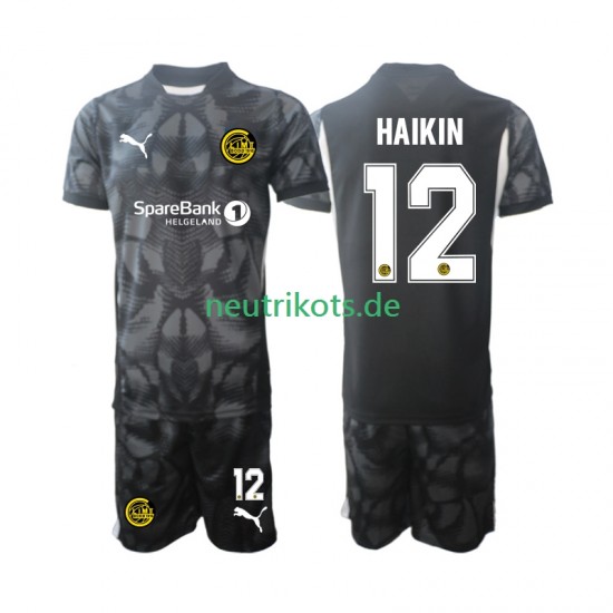 Fußballtrikot FK Bodø/Glimt Nikita Haikin 12 Torwart Kinder Heim 2025 Kurzarm