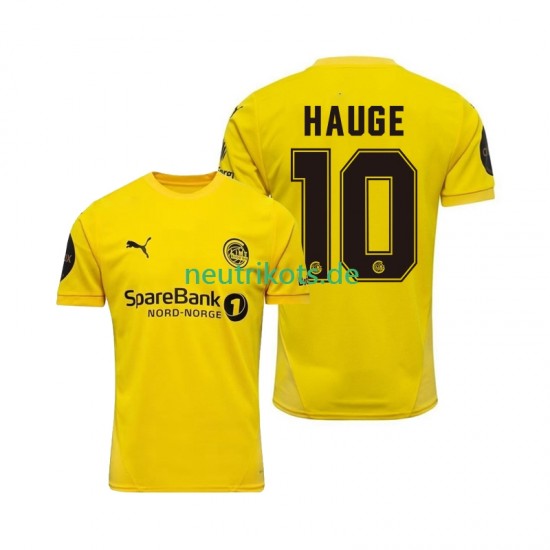 Fußballtrikot FK Bodø/Glimt Jens Petter Hauge 10 Herren Heim 2025 Kurzarm