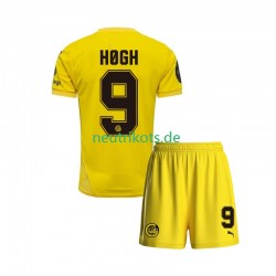 Fußballtrikot FK Bodø/Glimt Kasper Hogh 9 Kinder Heim 2025 Kurzarm
