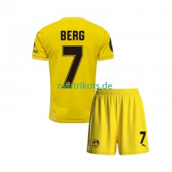 Fußballtrikot FK Bodø/Glimt Patrick Berg 7 Kinder Heim 2025 Kurzarm