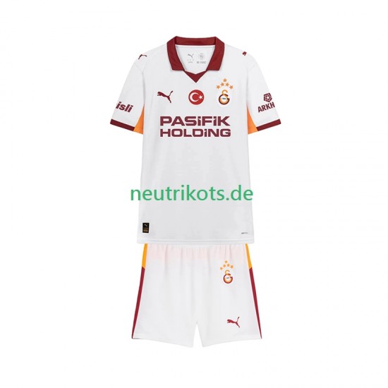 Fußballtrikot Galatasaray Kinder Auswärts 2025-2026 Kurzarm