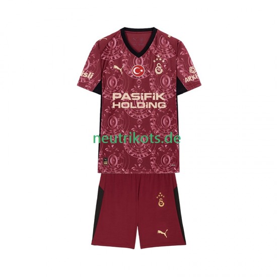 Fußballtrikot Galatasaray Kinder Ausweich 2025-2026 Kurzarm