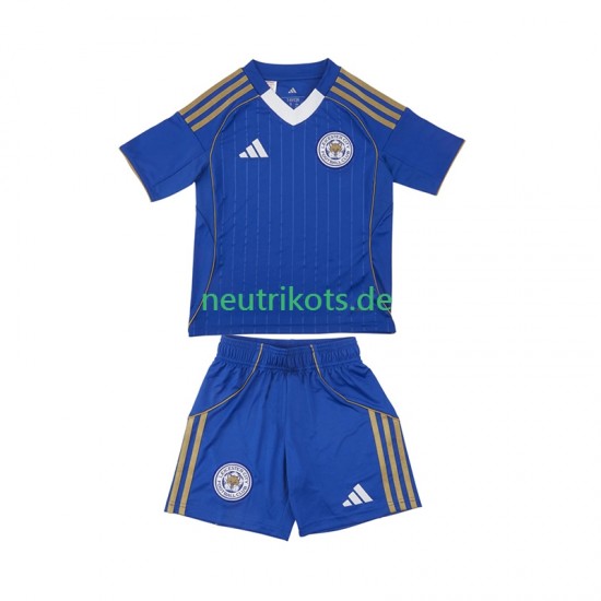 Fußballtrikot Leicester City Kinder Heim 2025-2026 Kurzarm