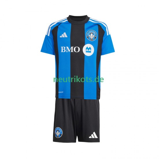 Fußballtrikot CF Montréal Kinder Heim 2025 Kurzarm