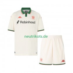 Fußballtrikot OGC Nizza Kinder Auswärts 2025-2026 Kurzarm