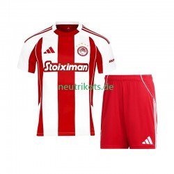 Fußballtrikot Olympiacos Kinder Heim 2025-2026 Kurzarm
