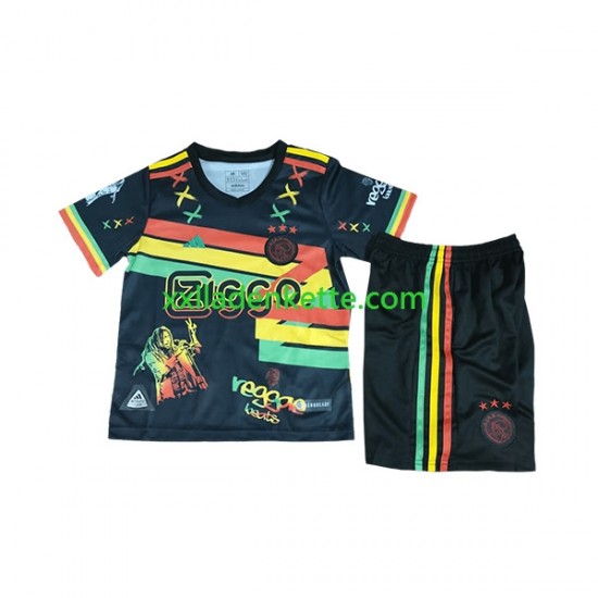 Fußballtrikot Ajax Amsterdam Bob Marley Kinder Heim 2023-2024 Kurzarm