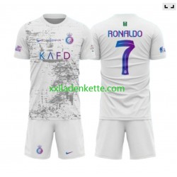 Fußballtrikot Al-Nassr Ronaldo 7 Kinder Ausweich 2023-2024 Kurzarm