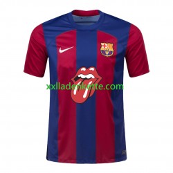 Fußballtrikot FC Barcelona Rolling Stones Herren Heim 2023-2024 Kurzarm