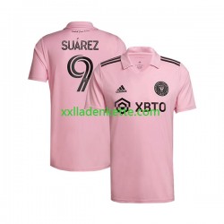 Fußballtrikot Inter Miami Suárez Luis 9 Herren Heim 2023-2024 Kurzarm