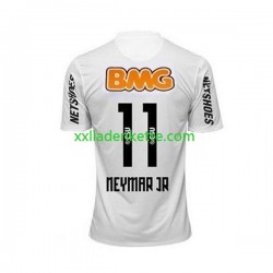 Fußballtrikot Santos Neymar JR 11 -2012 Retro Herren Heim 2011 Kurzarm