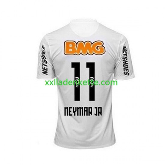 Fußballtrikot Santos Neymar JR 11 -2012 Retro Herren Heim 2011 Kurzarm