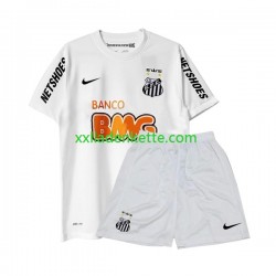 Fußballtrikot Santos -2012 Retro Kinder Heim 2011 Kurzarm